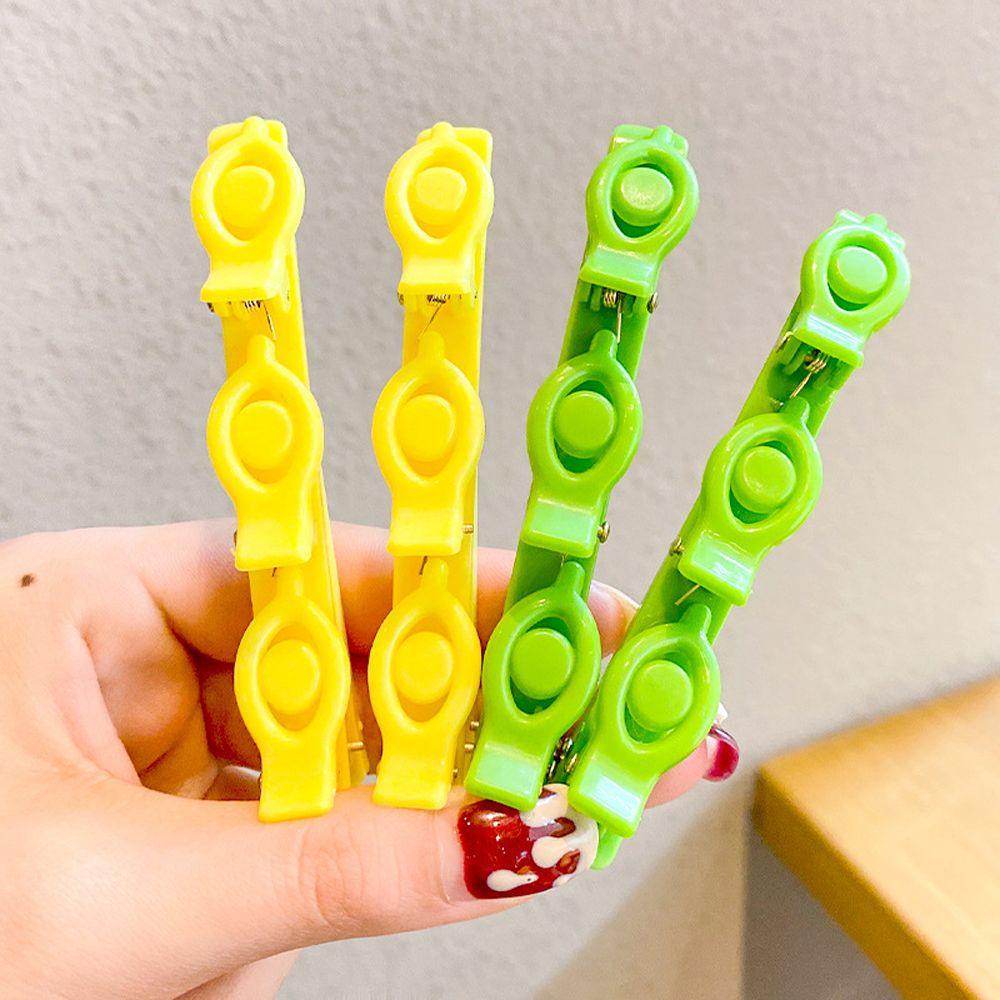 NICKOLAS Kẹp Tóc Bện Hai Lớp Thời Trang Cho Bé Gái