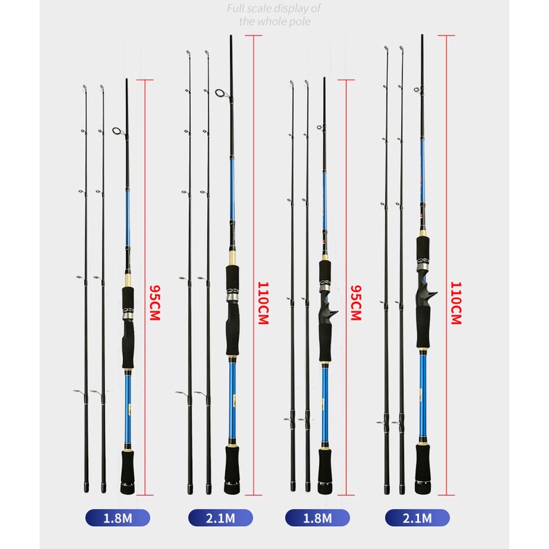 Cần Câu Lure 2 Ngọn Simano Cần Câu Cá Máy Đứng Và Máy Ngang Cần Câu Lua