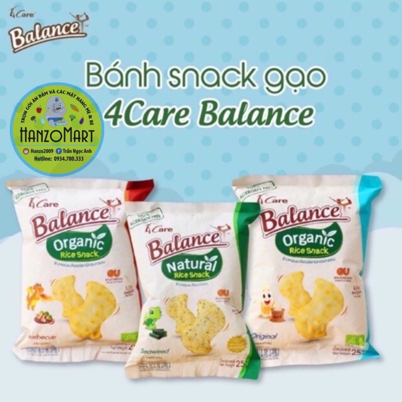 Bánh gạo hữu cơ snack ORGANIC cho bé