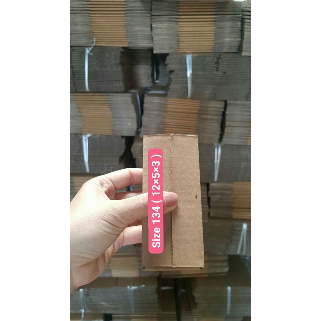 COMBO 50 thùng carton 12x5x3 đóng hàng cứng cáp chuyên đựng mỹ phẩm, nước hoa, phụ kiện