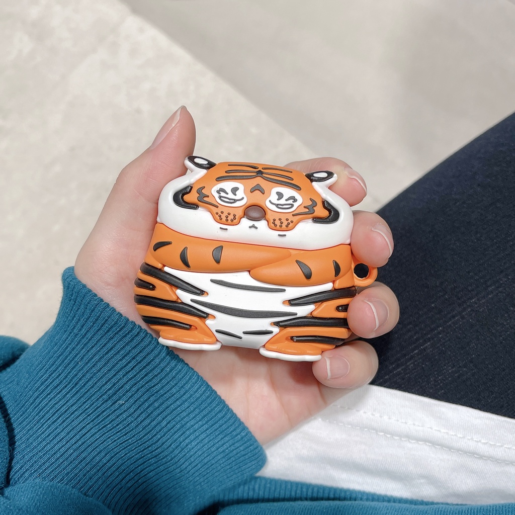 Various Tiger Style Silicone Earphone Cases compatible AirPods3 case for compatible AirPods(3rd ) Silicone Earphone Cases 2021 New compatible AirPods3 Earphone Cases for compatible AirPodsPro case compatible AirPods2gen case