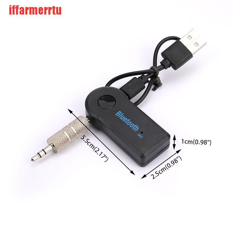 Thiết Bị Nhận Tín Hiệu Bluetooth Không Dây Usb 3.5mm Cho Xe Hơi