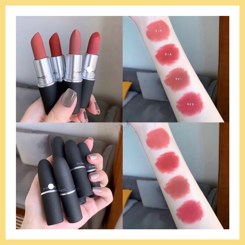 Son thỏi Mac Powder Kiss, Matte, Retro Matte, Love Me