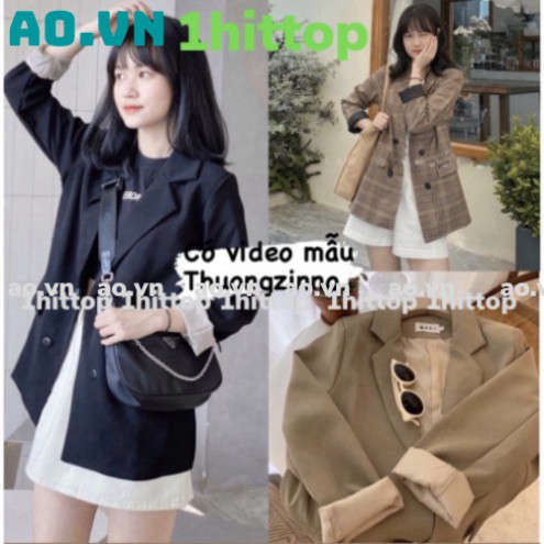 [Ảnh thật/Video Áo Blazer 2 lớp 4 cúc mẫu mới Áo vest nữ khoác ngoài ao.vn | BigBuy360 - bigbuy360.vn