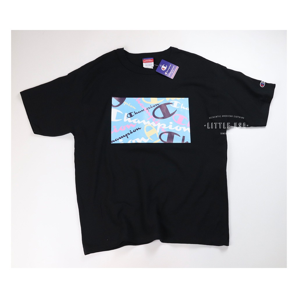 Áo CHAMPION® HERITAGE EMBROIDERED MULTI COLOR LOGO T-SHIRT