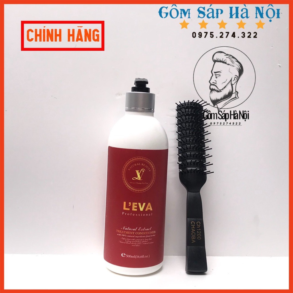 ( Tặng Tinh Dầu ) CẶP DẦU GỘI XẢ KÍCH MỌC TÓC LEVA ĐỎ - LEVA NATURAL TREATMENT 500ML