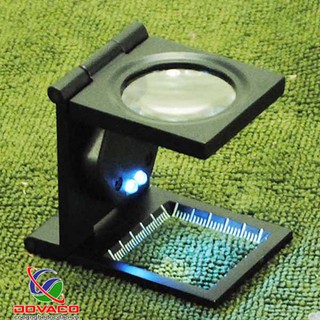 Kính lúp mini 10X có thước đo có bảo hành