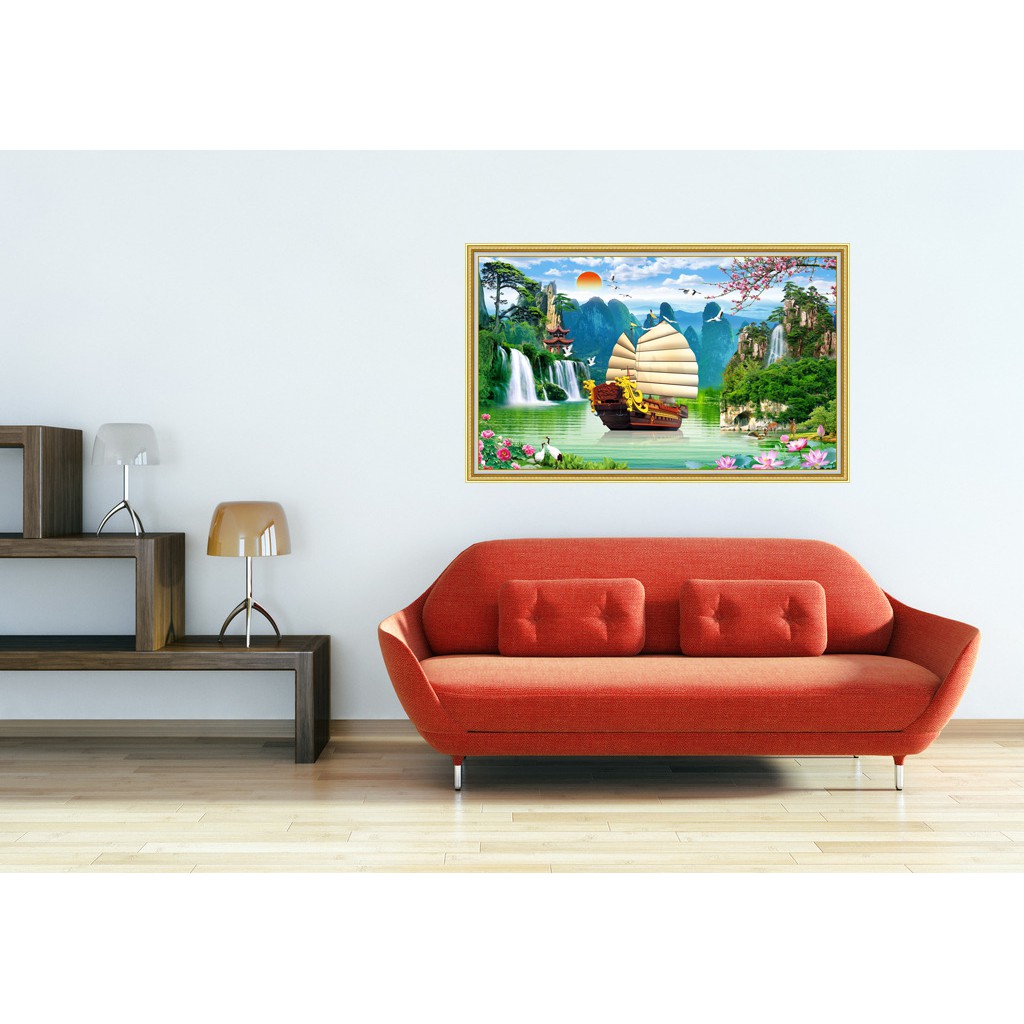 Decal Thuận buồm xuôi gió dán tường NewTM-0113K