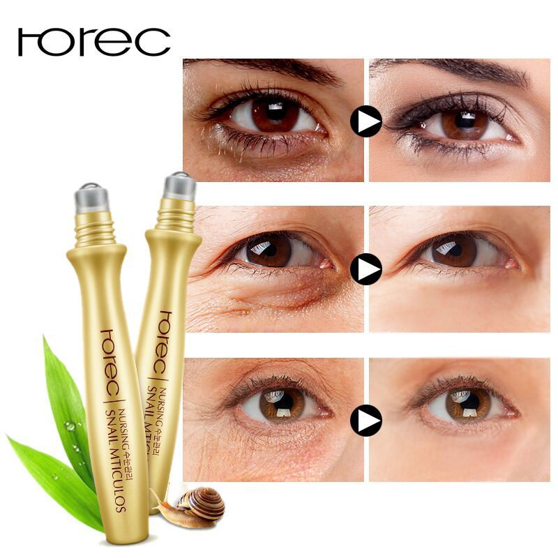 Serum dưỡng da mắt ốc sên Rorec chống lão hóa làm mờ quầng thâm và tan bọng mắt chính hãng 100% - Hanayuki Asia