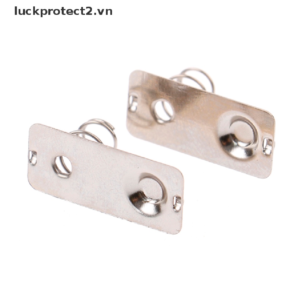 Bộ 10 Lò Xo Pin Thay Thế Bằng Kim Loại Màu Bạc 21x9mm Tiện Dụng