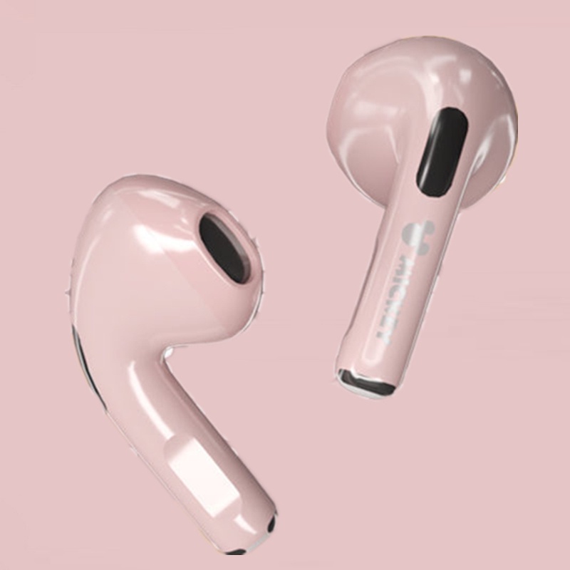 Tai Nghe Bluetooth Không Dây Mini Màu Hồng Disney  PRO6 Tích Hợp Micro Cho Điện Thoại Android
