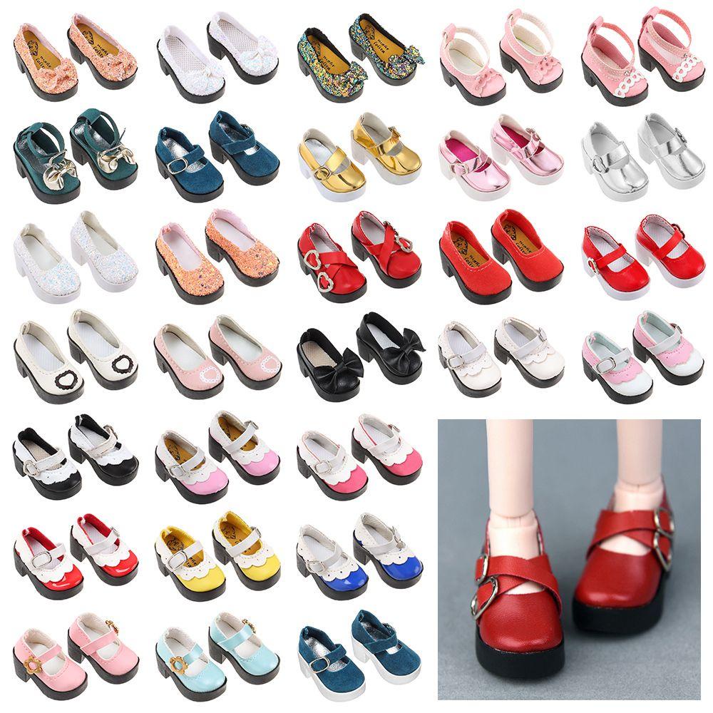 Giày Boot Da PU Thời Trang Cho Búp Bê