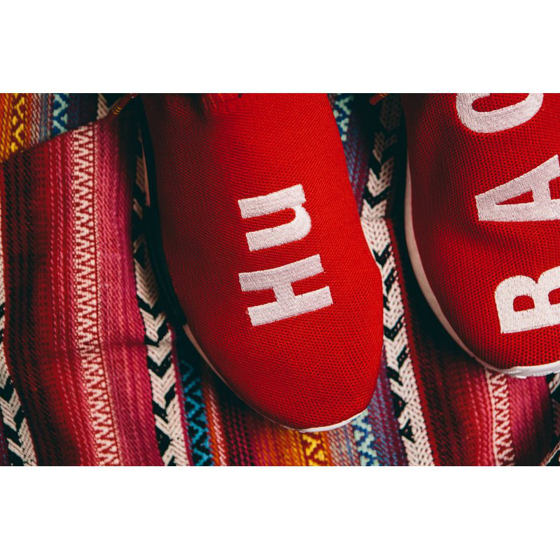 Giày PHARRELL WILLIAMS X ADIDAS NMD HUMAN RACE RED wwmP