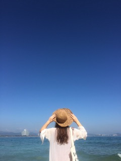 Mũ cói đi biển , du lịch Sẵn