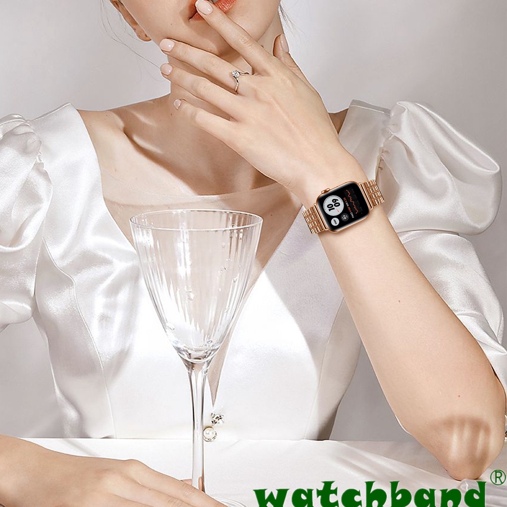 Dây Thắt Lưng Lưới Kim Loại Cao Cấp Cho Apple watch 7 / 6 / 5 / 4 / 3 / 2 / 1 / se 38mm 40mm 41mm 42mm 44mm