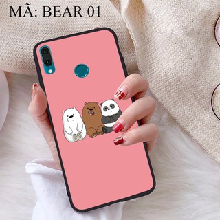 Ốp lưng Huawei Y9 Prime 2019 viền dẻo TPU BST Gia Đình Nhà Gấu