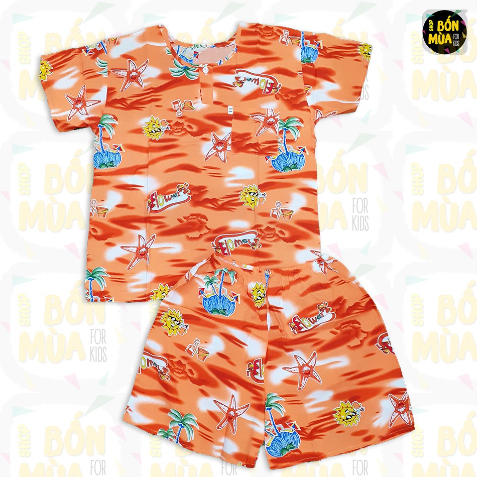 Bộ Lanh Cho Bé Trai 30-40kg 🥗🥗 Bộ Tôn Lanh Bé Trai Size Đại - Shop Bốn Mùa