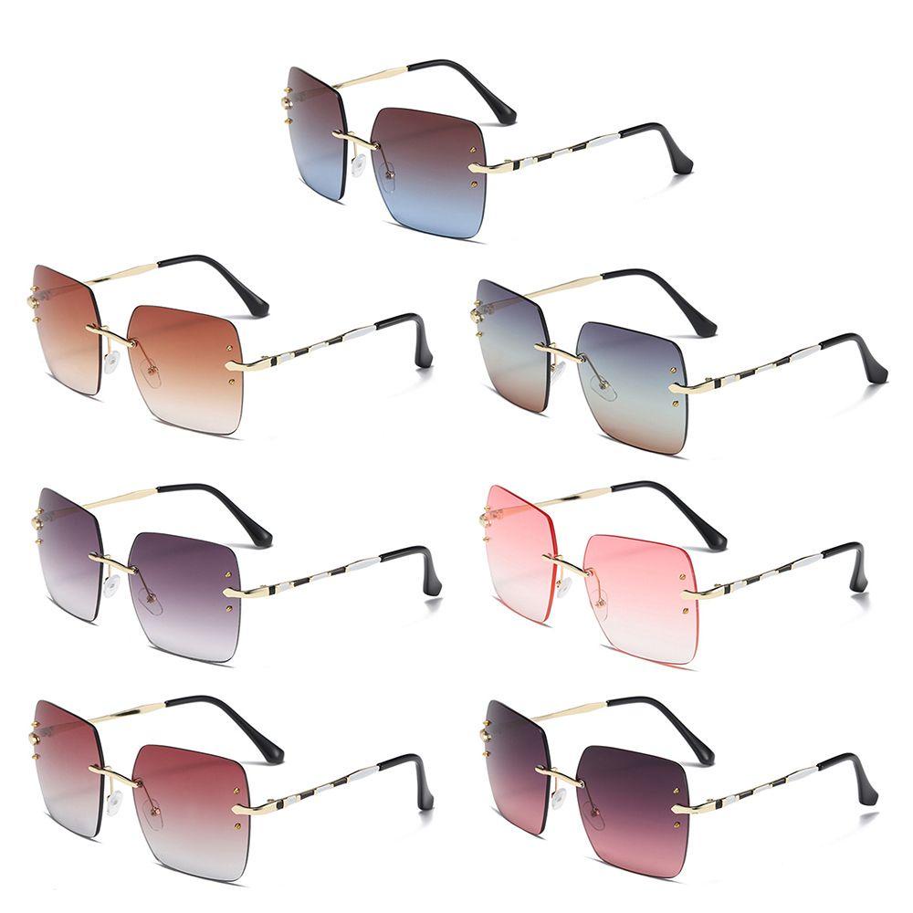 ESPO Kính Mát Vuông Không Gọng Cho Cả Nam Và Nữ