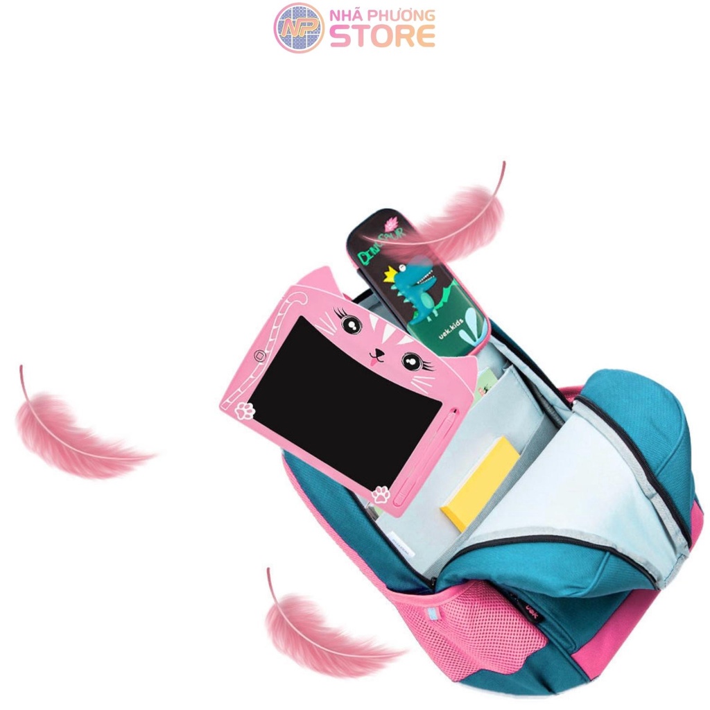 Bảng Tự Xóa Hình Mèo 8,5 Inch Đa Màu