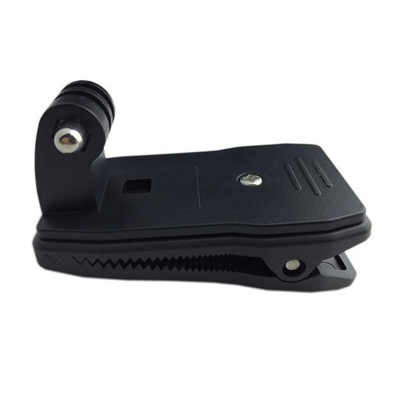 Kẹp Giữ Máy Ảnh GoPro Action Có Thể Xoay 360 Độ Gắn Ba Lô / Mũ