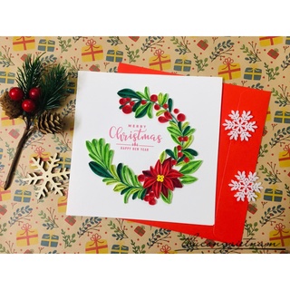 Thiệp Quilling Giáng Sinh