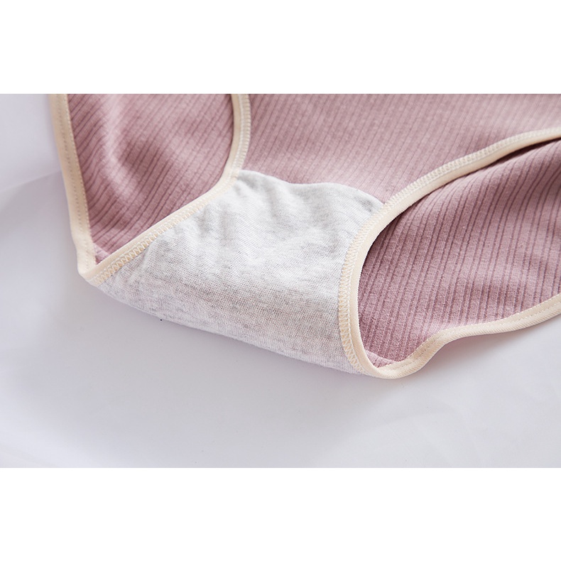 Quần lót nữ huy hiệu chất gân tăm cao cấp trẻ trung thoải mái QL19 | BigBuy360 - bigbuy360.vn