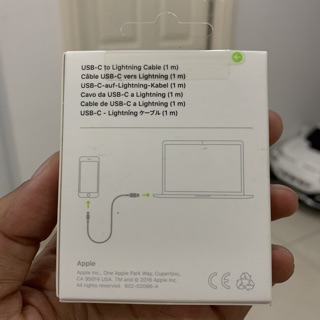 CÁP CHUYỂN ĐỔI LIGHTNING SANG USB TYPE-C APPLE MQGJ2FE/A