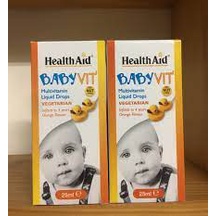BabyVit Multivitamin Liquid Drops HealthAid- Bổ Sung Vitamin Cho Trẻ Sơ Sinh Và Trẻ Nhỏ- Chai 25ml