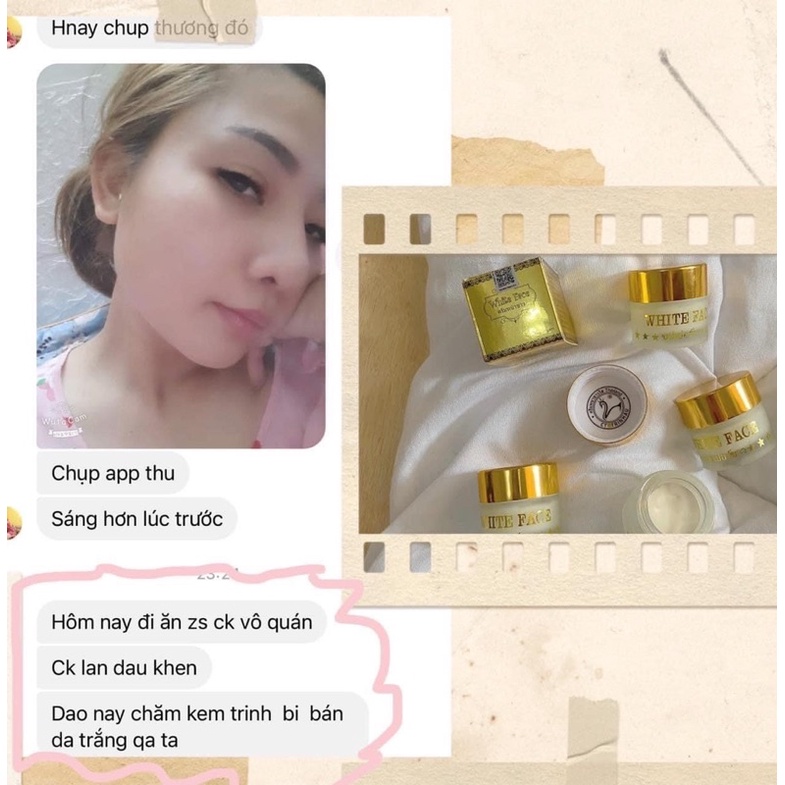 Kem White Face Thái Lan hộp 10g