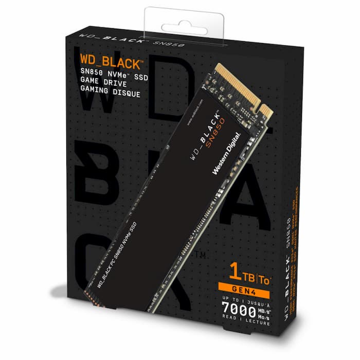 Ổ cứng SSD M2 PCIe 4.0  WD Black SN850 NVMe 500G 1TB (Tương thích cả PS5) | BigBuy360 - bigbuy360.vn