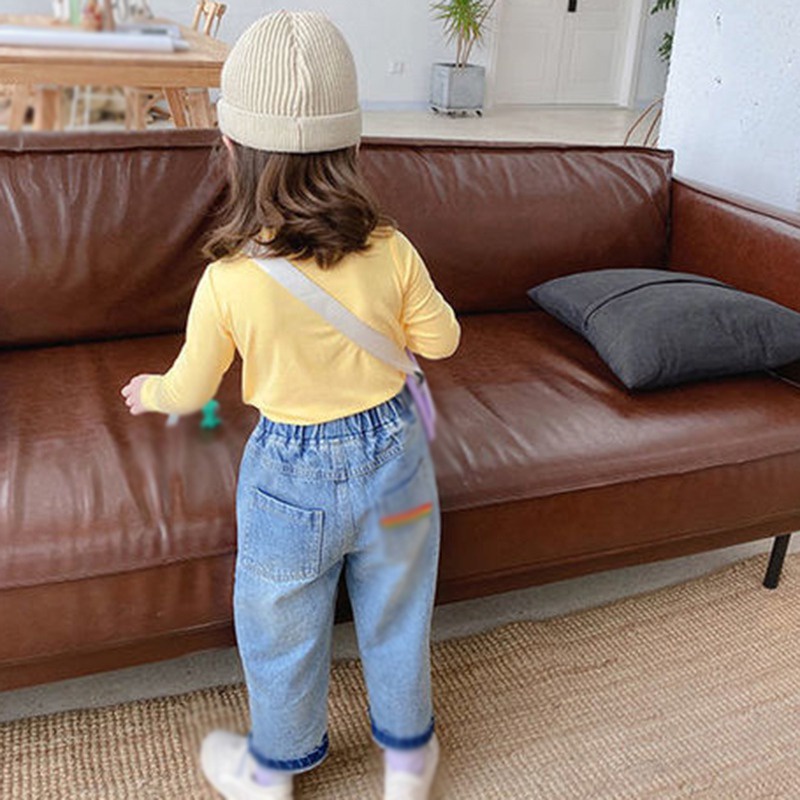 Áo thun cotton dài tay mềm mại cho bé gái 4-6 tuổi
