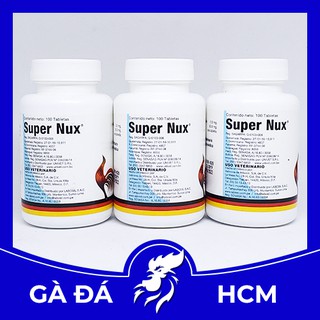 SUPER NUX - SĂN CHẮC CƠ BẮP, MAU LÊN TAY CHO GÀ ĐÁ - HỦ 100 VIÊN - XUẤT XỨ USA