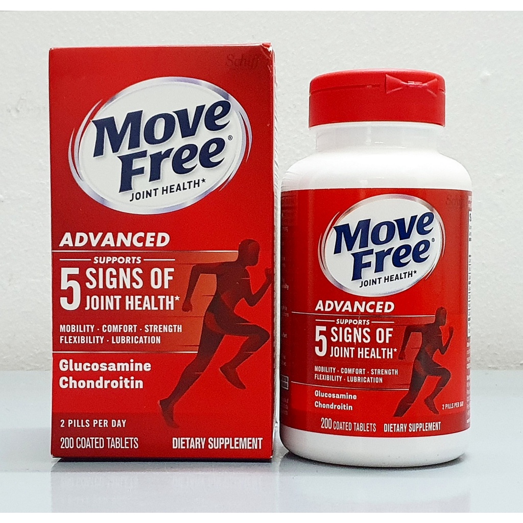Viên Uống Bổ Khớp Move Free Joint Health Advanced chai 200 viên của Mỹ