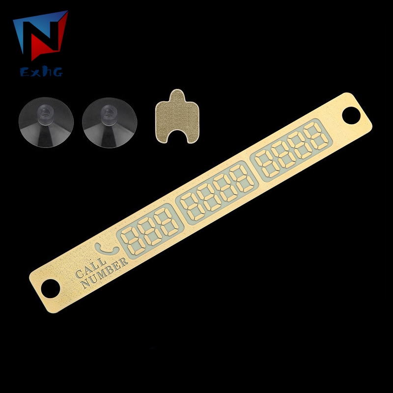 Thẻ Đỗ Xe Hiển Thị Số Điện Thoại