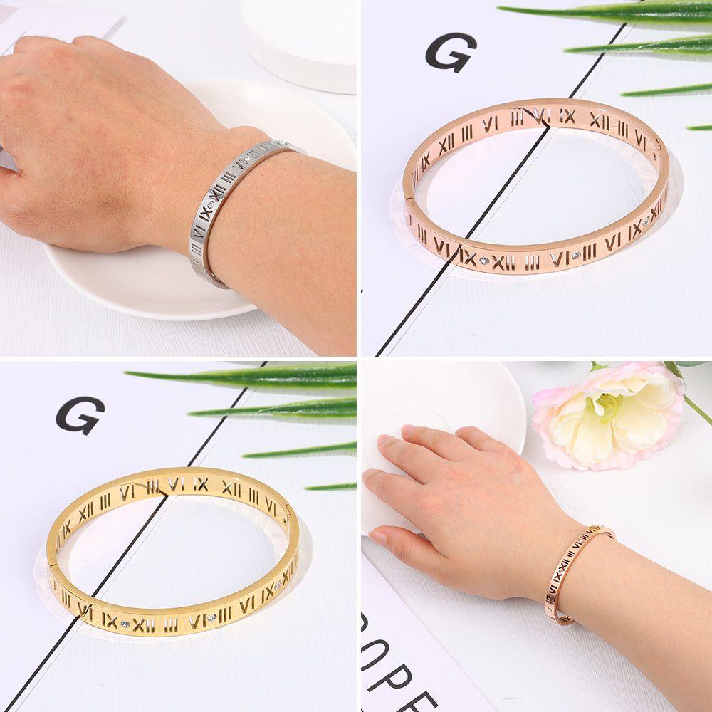 Vòng Tay Thép Titan Dễ Phối Đồ Hợp Thời Trang