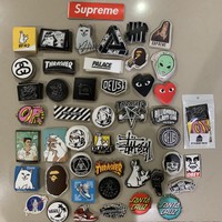 STUSSY BAPE VANS Miếng Dán Trang Trí In Chữ Supreme Cá Tính