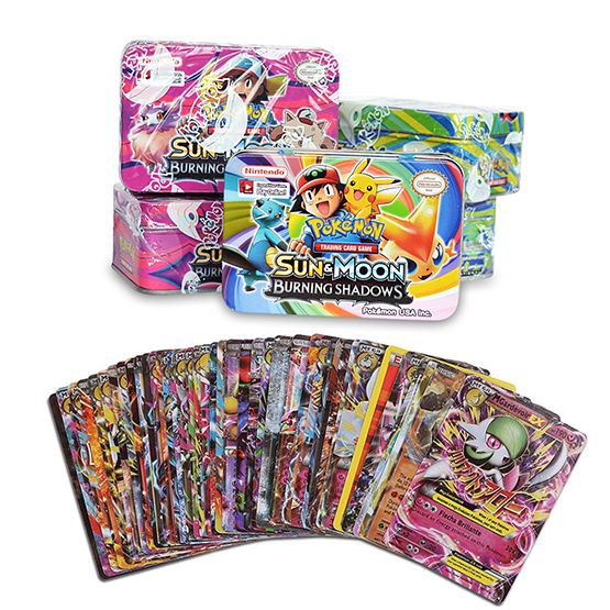 Hộp 42 thẻ bài Pokemon thần mặt trời&amp;mặt trăng độc đáo thú vị