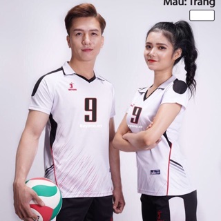 [ Free ship] BỘ QUẦN ÁO BÓNG CHUYỀN BAYONO NAM NỮ MẪU MỚI ĐẸP