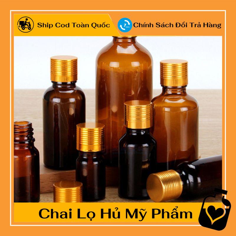 Lọ Chiết Serum ❤ TOP GIÁ RẺ ❤ Lọ đựng tinh dầu nắp vặn vàng 15ml,20ml,30ml chiết serum ,Xưởng Chai Lọ