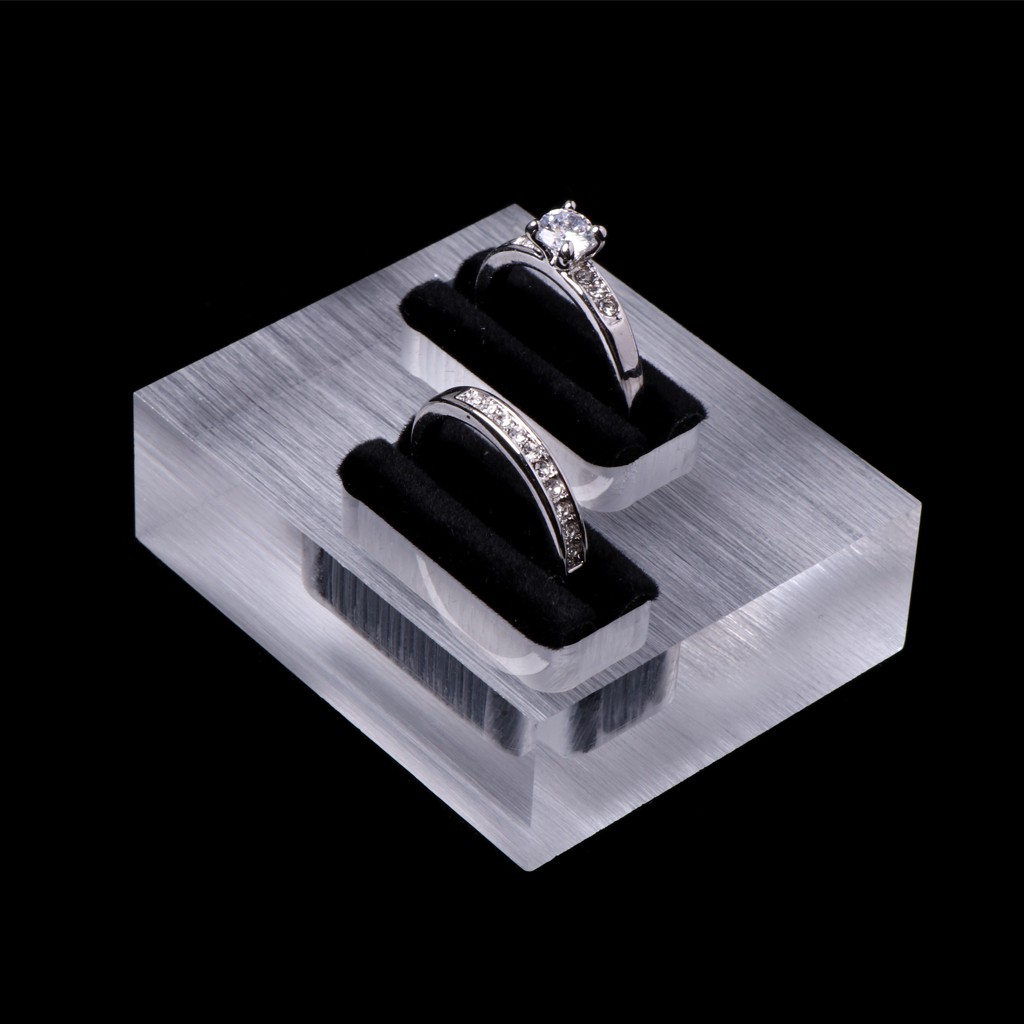 Đế Trưng Bày Nhẫn Trang Sức Bằng Acrylic Trong Suốt