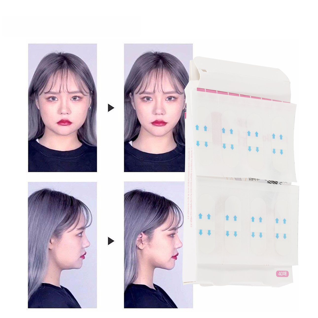 👉👉Set 40 miếng dán mỏng nâng cơ mặt tạo hình cằm chữ V hiệu quả | BigBuy360 - bigbuy360.vn