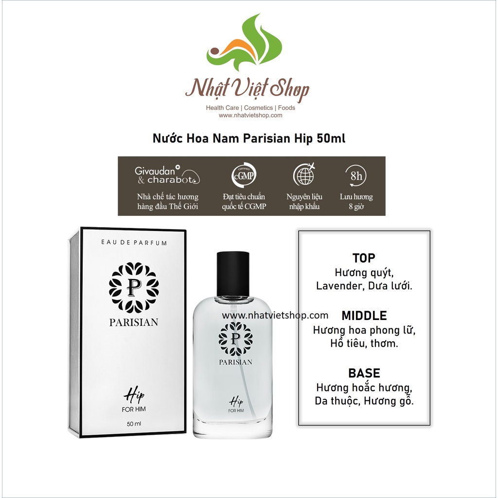 Nước Hoa Nam Parisian 50ml