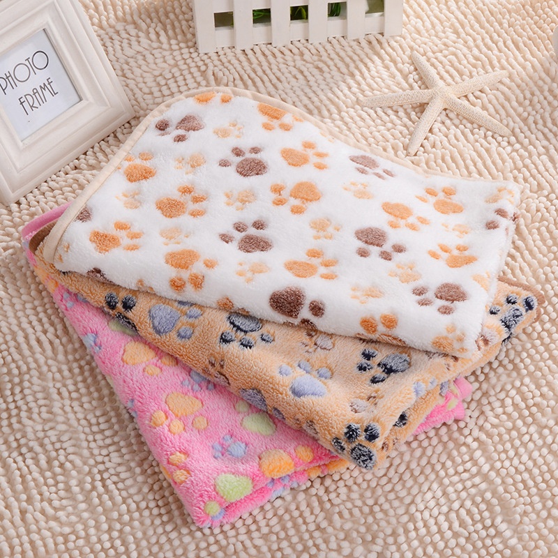 Chăn Nỉ Dày Dặn Mềm Mại Giữ Ấm Cho Thú Cưng 40*60CM