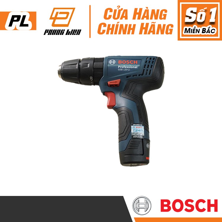 Máy khoan động lực dùng pin 12V Bosch GSB 120-LI GEN II - Hàng Chính Hãng