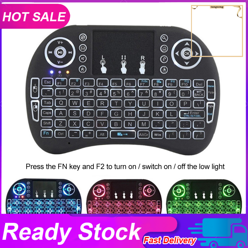 Bàn Phím Không Dây Bluetooth Mini I8 Tích Hợp Cảm Ứng Cho Máy Tính Bảng Xbox 360