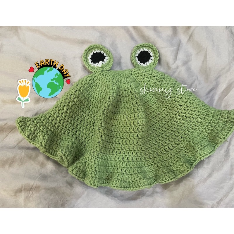 Nón bucket len dễ thương