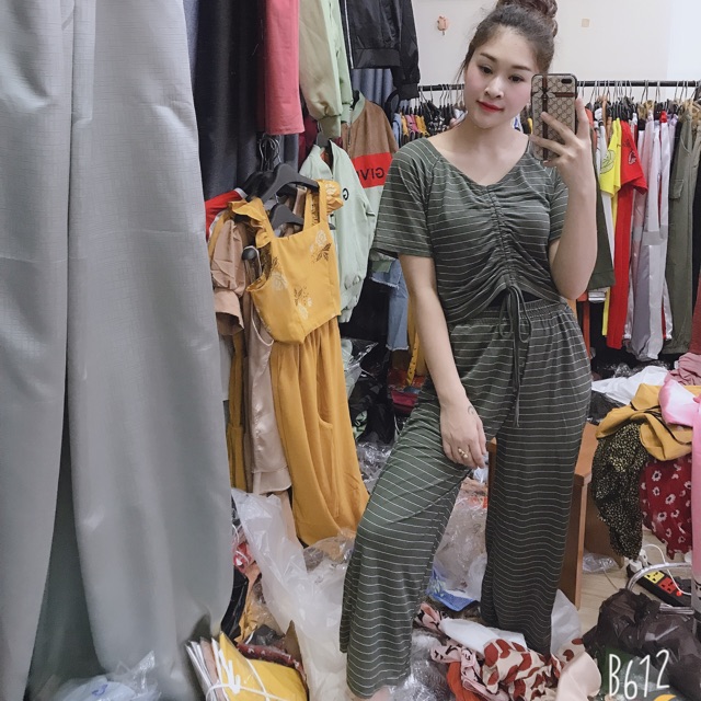 Bộ rút ngực kẻ nữ ( Combo 260k) | BigBuy360 - bigbuy360.vn