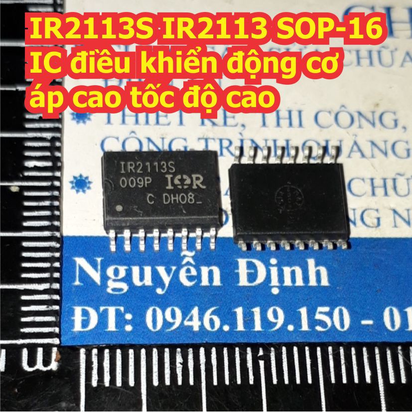 2 con IR2113S IR2113 SOP-16 IC điều khiển động cơ áp cao tốc độ cao kde8186