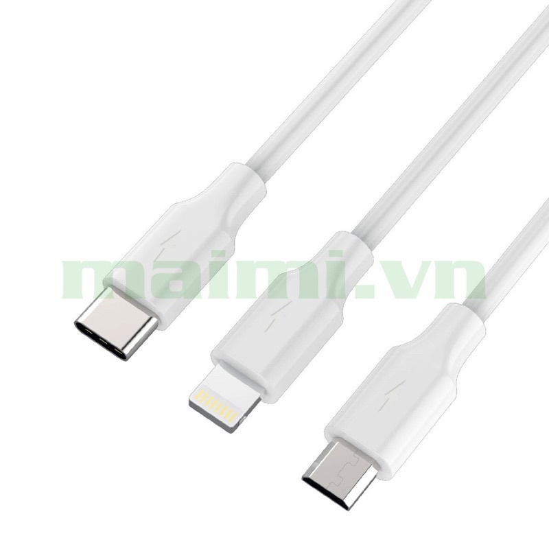 Cáp 3in1 Maimi 20cm 5A