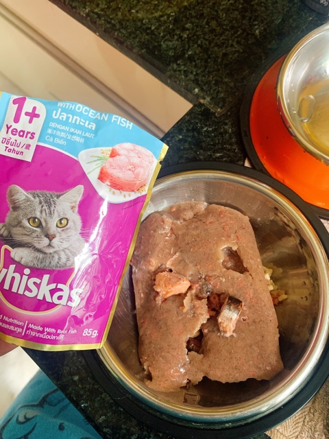 WHISKAS PATE GÓI 85g (MÈO LỚN-MÈO CON)